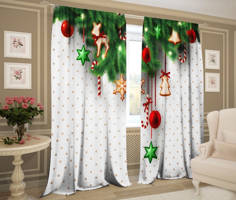 новогодний уют белый