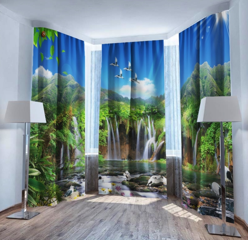 каскад водопадов