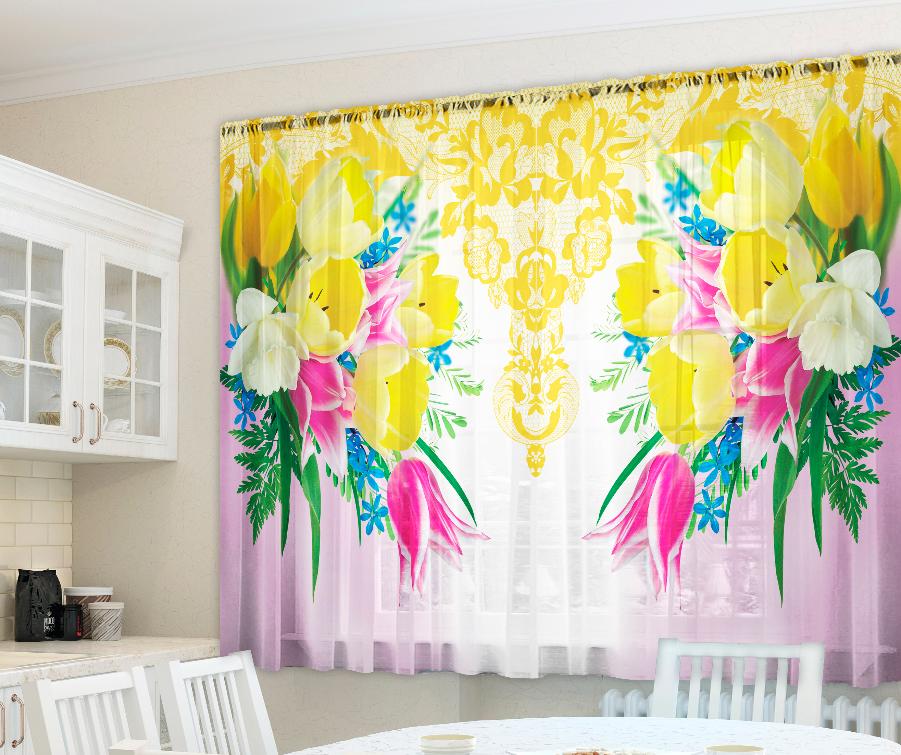 цветочное очарование, желтый