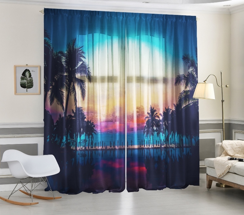 закат на пляже