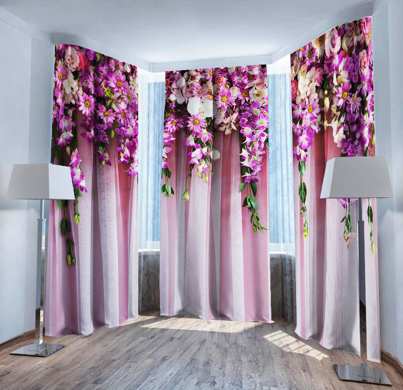 ламбрекен из цветов