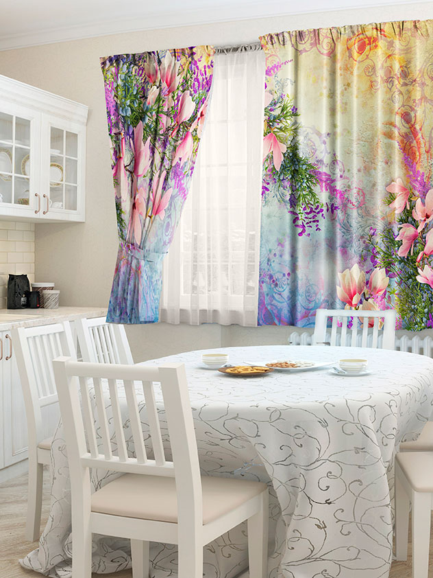 утро в саду